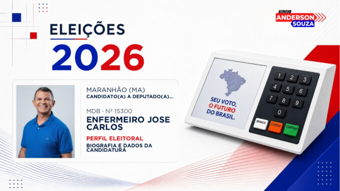 Enfermeiro Jose Carlos — Eleições 2026: quem é Enfermeiro Jose Carlos, candidato(a) a deputado(a) estadual no Maranhão