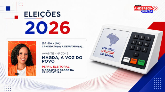 Magda, A Voz do Povo — Eleições 2026: quem é Magda, A Voz do Povo, candidato(a) a deputado(a) federal pela Bahia