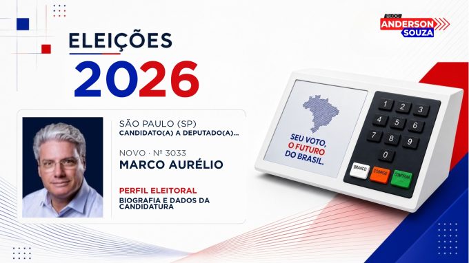 Marco Aurélio — Eleições 2026: quem é Marco Aurélio, candidato(a) a deputado(a) federal por São Paulo