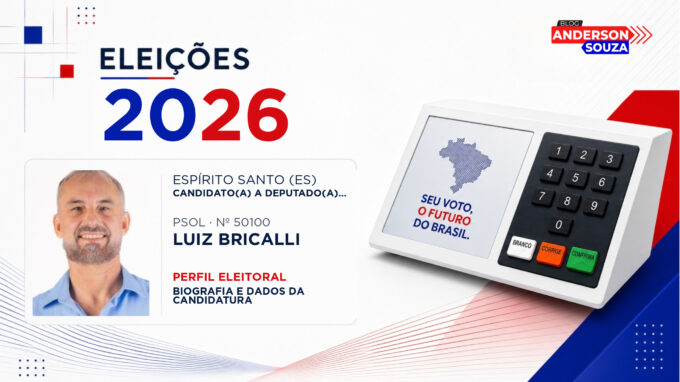 Luiz Bricalli — Eleições 2026: quem é Luiz Bricalli, candidato(a) a deputado(a) estadual no Espírito Santo