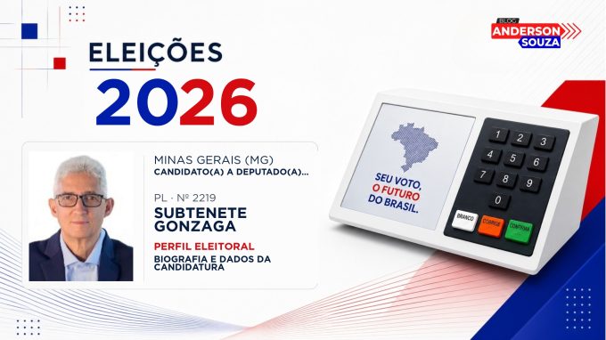 Subtenete Gonzaga — Eleições 2026: quem é Subtenete Gonzaga, candidato(a) a deputado(a) federal por Minas Gerais