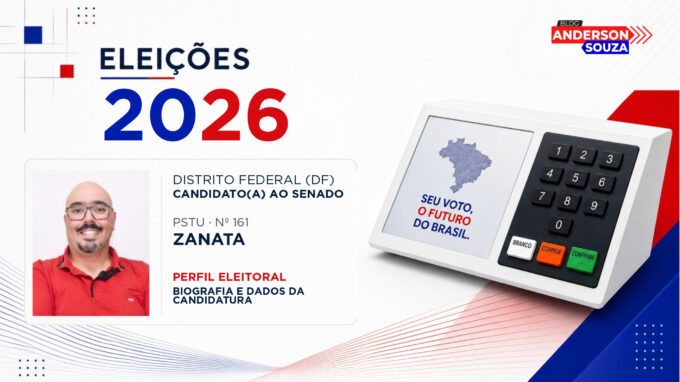 Zanata — Eleições 2026: quem é Zanata, candidato(a) ao Senado pelo Distrito Federal