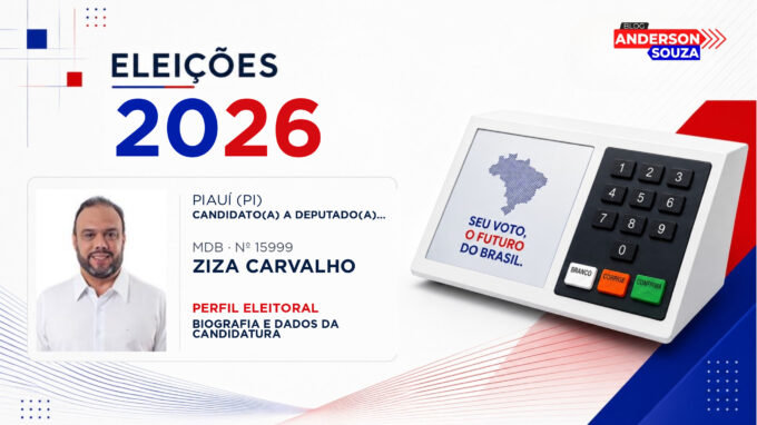 Ziza Carvalho — Eleições 2026: quem é Ziza Carvalho, candidato(a) a deputado(a) estadual no Piauí