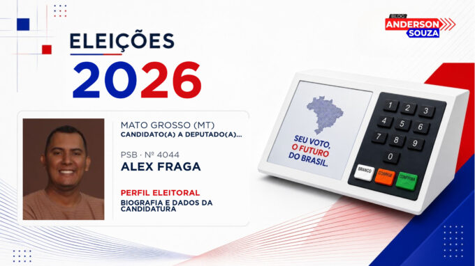 Alex Fraga — Eleições 2026: quem é Alex Fraga, candidato(a) a deputado(a) federal por Mato Grosso