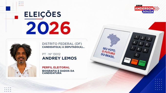 Andrey Lemos — Eleições 2026: quem é Andrey Lemos, candidato(a) a deputado(a) distrital no Distrito Federal