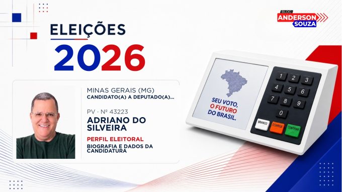 Adriano do Silveira — Eleições 2026: quem é Adriano do Silveira, candidato(a) a deputado(a) estadual em Minas Gerais