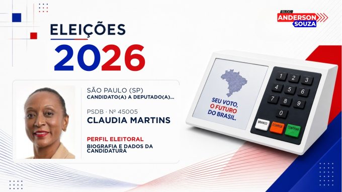Claudia Martins — Eleições 2026: quem é Claudia Martins, candidato(a) a deputado(a) estadual em São Paulo