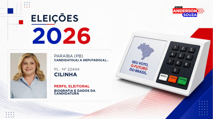 Cilinha — Eleições 2026: quem é Cilinha, candidato(a) a deputado(a) estadual na Paraíba
