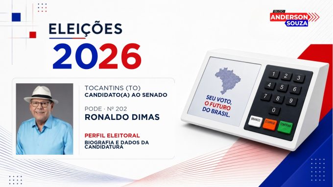 Ronaldo Dimas — Eleições 2026: quem é Ronaldo Dimas, candidato(a) ao Senado pelo Tocantins