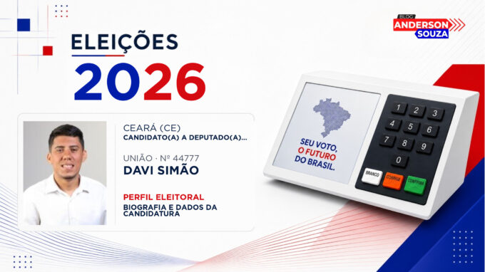 Davi Simão — Eleições 2026: quem é Davi Simão, candidato(a) a deputado(a) estadual no Ceará