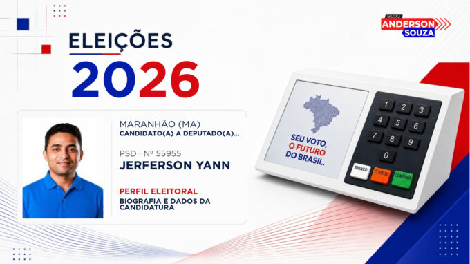 Jerferson Yann — Eleições 2026: quem é Jerferson Yann, candidato(a) a deputado(a) estadual no Maranhão