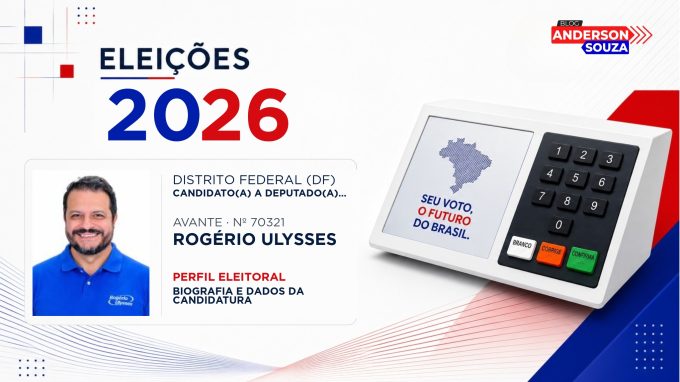 Rogério Ulysses — Eleições 2026: quem é Rogério Ulysses, candidato(a) a deputado(a) distrital no Distrito Federal