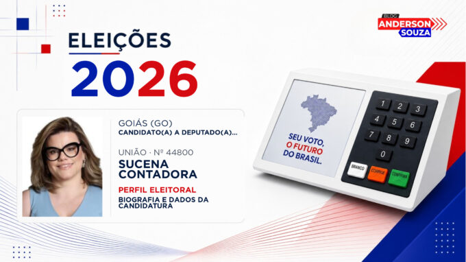 Sucena Contadora — Eleições 2026: quem é Sucena Contadora, candidato(a) a deputado(a) estadual em Goiás