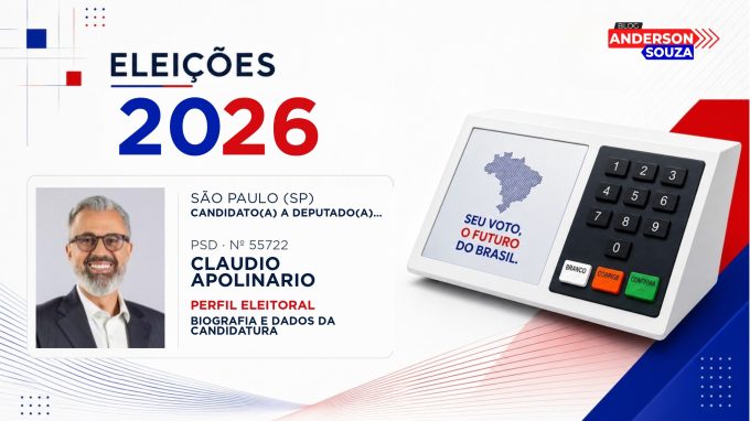 Claudio Apolinario — Eleições 2026: quem é Claudio Apolinario, candidato(a) a deputado(a) estadual em São Paulo