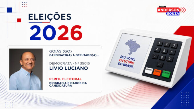Lívio Luciano — Eleições 2026: quem é Lívio Luciano, candidato(a) a deputado(a) estadual em Goiás