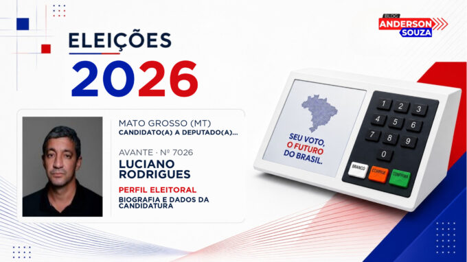 Luciano Rodrigues — Eleições 2026: quem é Luciano Rodrigues, candidato(a) a deputado(a) federal por Mato Grosso