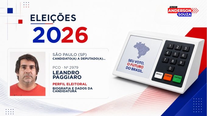 Leandro Paggiaro — Eleições 2026: quem é Leandro Paggiaro, candidato(a) a deputado(a) federal por São Paulo