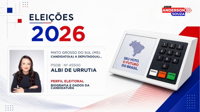 Albi de Urrutia — Eleições 2026: quem é Albi de Urrutia, candidato(a) a deputado(a) estadual em Mato Grosso do Sul
