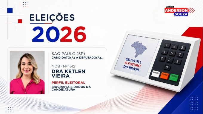 Dra Ketlen Vieira — Eleições 2026: quem é Dra Ketlen Vieira, candidato(a) a deputado(a) federal por São Paulo