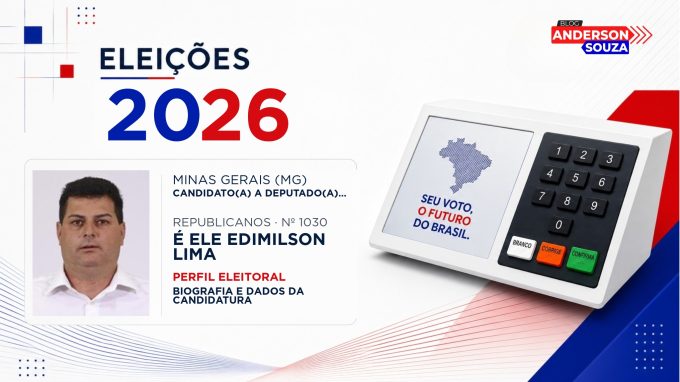 É Ele Edimilson Lima — Eleições 2026: quem é É Ele Edimilson Lima, candidato(a) a deputado(a) federal por Minas Gerais