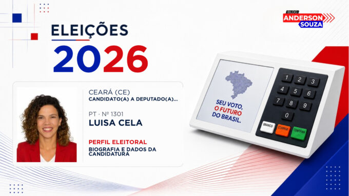 Luisa Cela — Eleições 2026: quem é Luisa Cela, candidato(a) a deputado(a) federal pelo Ceará