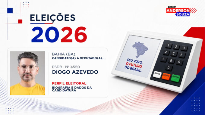 Diogo Azevedo — Eleições 2026: quem é Diogo Azevedo, candidato(a) a deputado(a) federal pela Bahia
