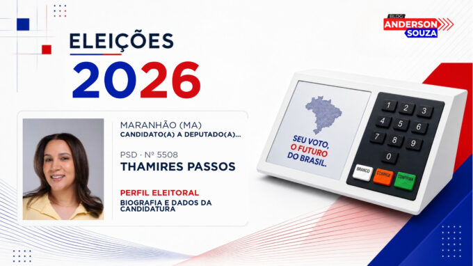 Thamires Passos — Eleições 2026: quem é Thamires Passos, candidato(a) a deputado(a) federal pelo Maranhão