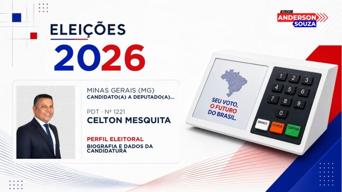 Celton Mesquita — Eleições 2026: quem é Celton Mesquita, candidato(a) a deputado(a) federal por Minas Gerais