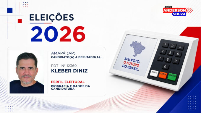 Kleber Diniz — Eleições 2026: quem é Kleber Diniz, candidato(a) a deputado(a) estadual no Amapá