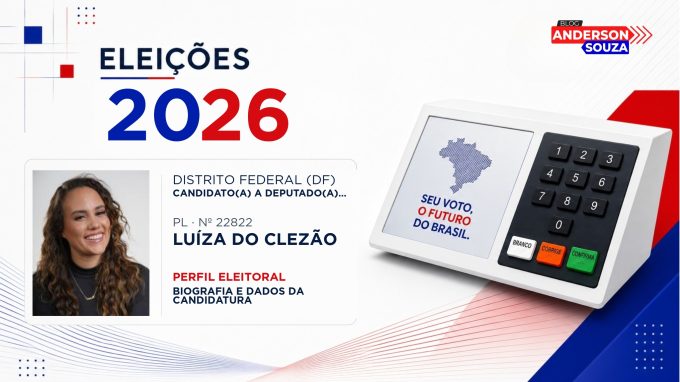 Luíza do Clezão — Eleições 2026: quem é Luíza do Clezão, candidato(a) a deputado(a) distrital no Distrito Federal