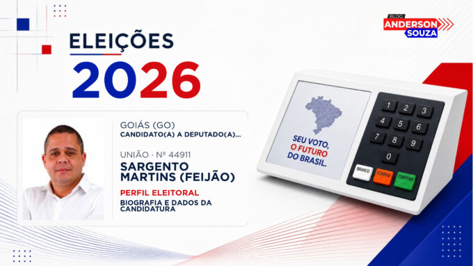 Sargento Martins (Feijão) — Eleições 2026: quem é Sargento Martins (Feijão), candidato(a) a deputado(a) estadual em Goiás