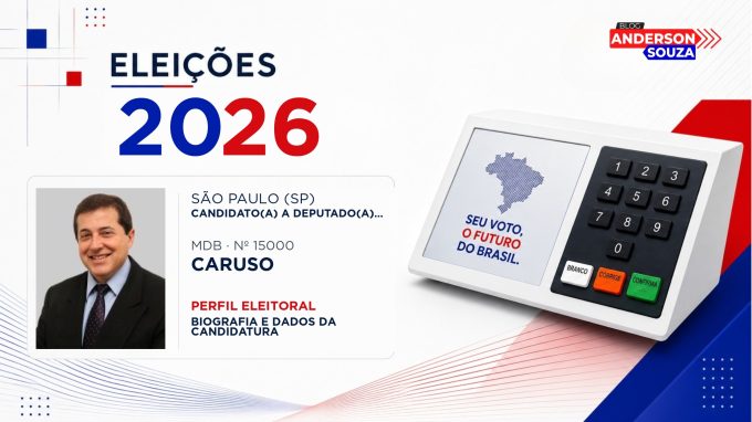 Caruso — Eleições 2026: quem é Caruso, candidato(a) a deputado(a) estadual em São Paulo