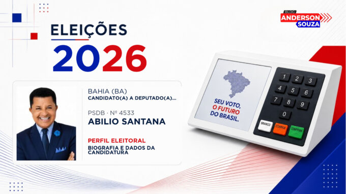 Abilio Santana — Eleições 2026: quem é Abilio Santana, candidato(a) a deputado(a) federal pela Bahia
