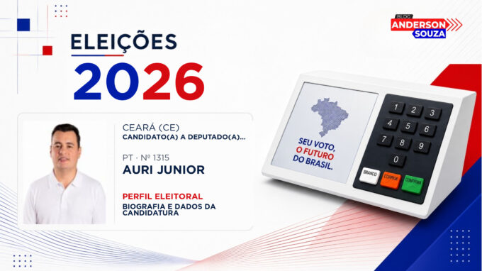 Auri Junior — Eleições 2026: quem é Auri Junior, candidato(a) a deputado(a) federal pelo Ceará