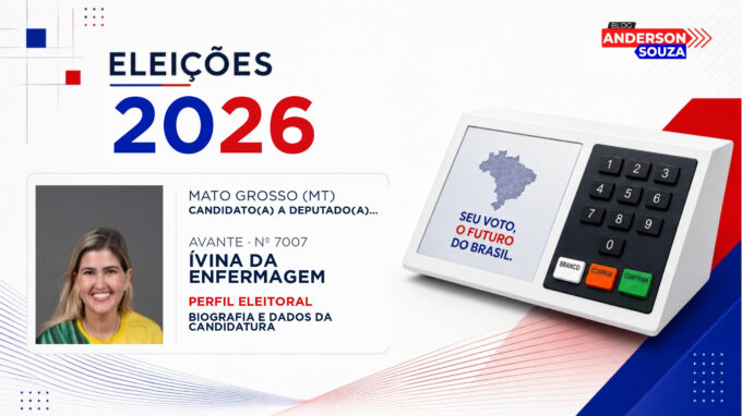 Ívina da Enfermagem — Eleições 2026: quem é Ívina da Enfermagem, candidato(a) a deputado(a) federal por Mato Grosso