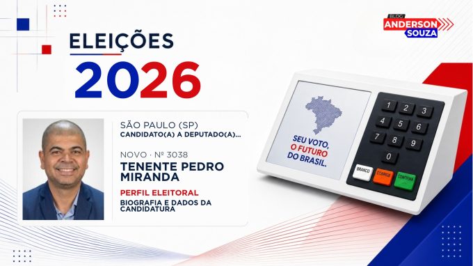 Tenente Pedro Miranda — Eleições 2026: quem é Tenente Pedro Miranda, candidato(a) a deputado(a) federal por São Paulo