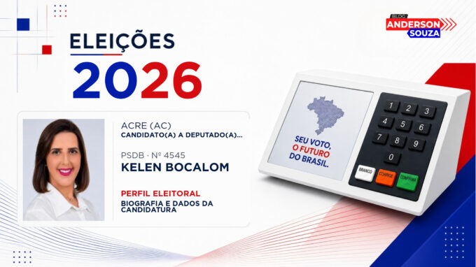 Kelen Bocalom — Eleições 2026: quem é Kelen Bocalom, candidato(a) a deputado(a) federal pelo Acre