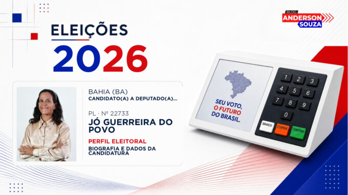 Jó Guerreira do Povo — Eleições 2026: quem é Jó Guerreira do Povo, candidato(a) a deputado(a) estadual na Bahia