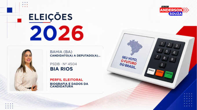 Bia Rios — Eleições 2026: quem é Bia Rios, candidato(a) a deputado(a) federal pela Bahia