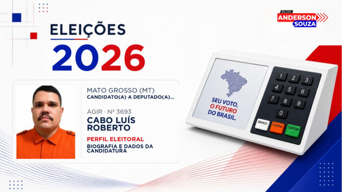 Cabo Luís Roberto — Eleições 2026: quem é Cabo Luís Roberto, candidato(a) a deputado(a) federal por Mato Grosso