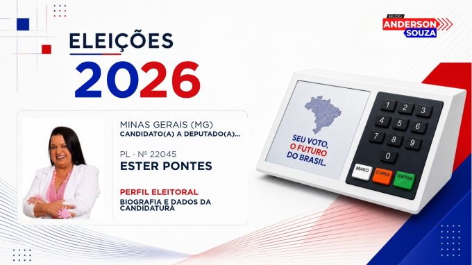 Ester Pontes — Eleições 2026: quem é Ester Pontes, candidato(a) a deputado(a) estadual em Minas Gerais