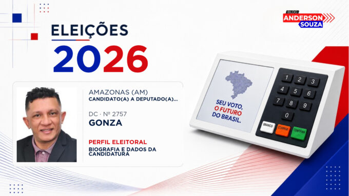 Gonza — Eleições 2026: quem é Gonza, candidato(a) a deputado(a) federal pelo Amazonas