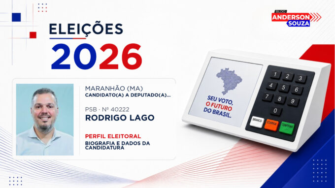 Rodrigo Lago — Eleições 2026: quem é Rodrigo Lago, candidato(a) a deputado(a) estadual no Maranhão
