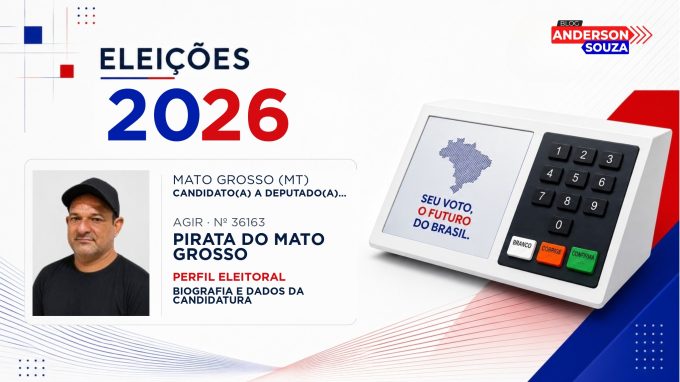 Pirata do Mato Grosso — Eleições 2026: quem é Pirata do Mato Grosso, candidato(a) a deputado(a) estadual em Mato Grosso