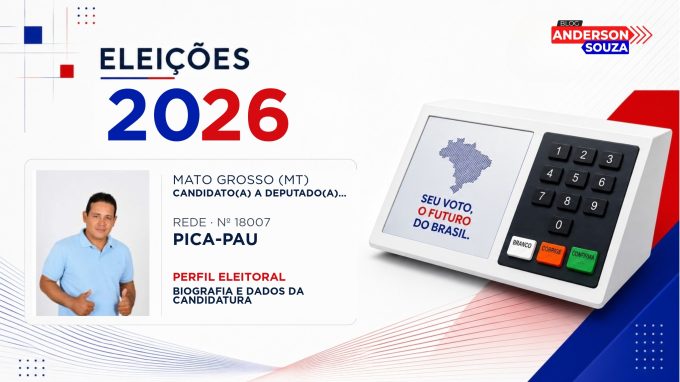 Pica-Pau — Eleições 2026: quem é Pica-Pau, candidato(a) a deputado(a) estadual em Mato Grosso