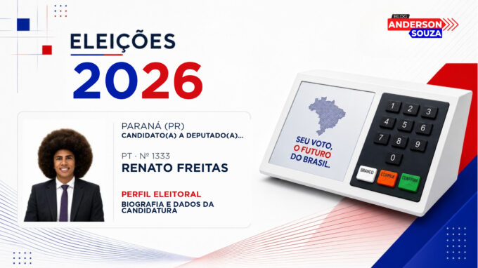 Renato Freitas — Eleições 2026: quem é Renato Freitas, candidato(a) a deputado(a) federal pelo Paraná