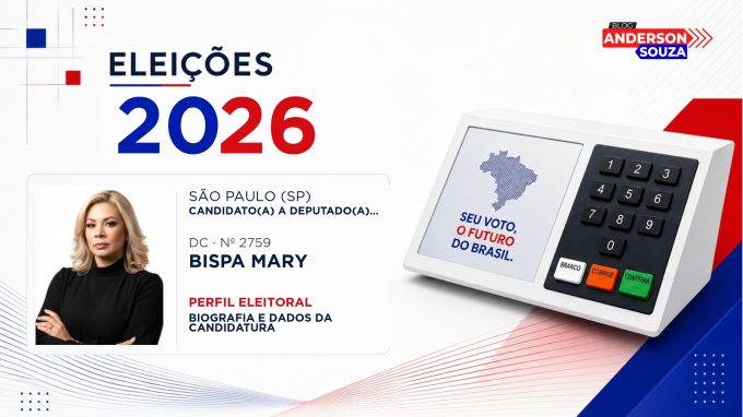 Bispa Mary — Eleições 2026: quem é Bispa Mary, candidato(a) a deputado(a) federal por São Paulo