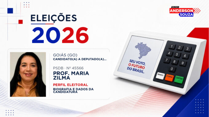 Prof. Maria Zilma — Eleições 2026: quem é Prof. Maria Zilma, candidato(a) a deputado(a) estadual em Goiás