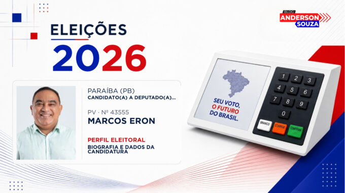 Marcos Eron — Eleições 2026: quem é Marcos Eron, candidato(a) a deputado(a) estadual na Paraíba