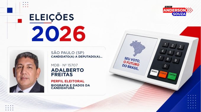 Adalberto Freitas — Eleições 2026: quem é Adalberto Freitas, candidato(a) a deputado(a) estadual em São Paulo